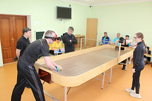 Тюменская региональная физкультурно-спортивная общественная организация «Федерация спорта слепых» провела чемпионат Тюменской области по спорту слепых (настольный теннис – В1, В2, В3)