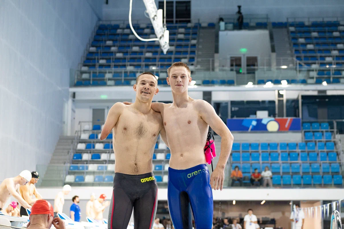 Фотогалерея третьего соревновательного дня чемпионата России по спорту лиц с ПОДА и Кубка России по спорту слепых, дисциплина - плавание, в Екатеринбурге