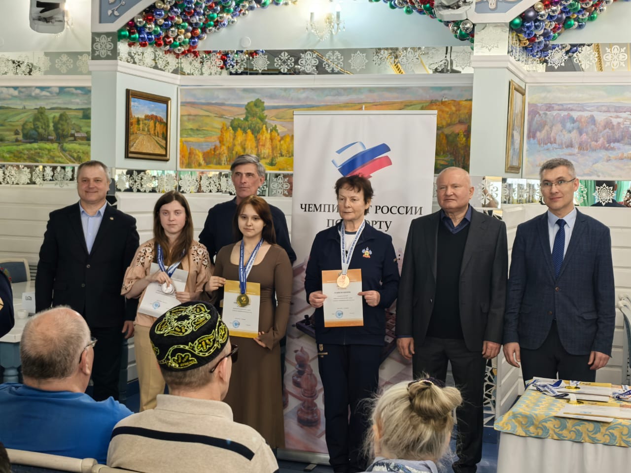 Итоги чемпионата России по спорту слепых (дисциплина - шахматы) - БЫСТРАЯ ИГРА