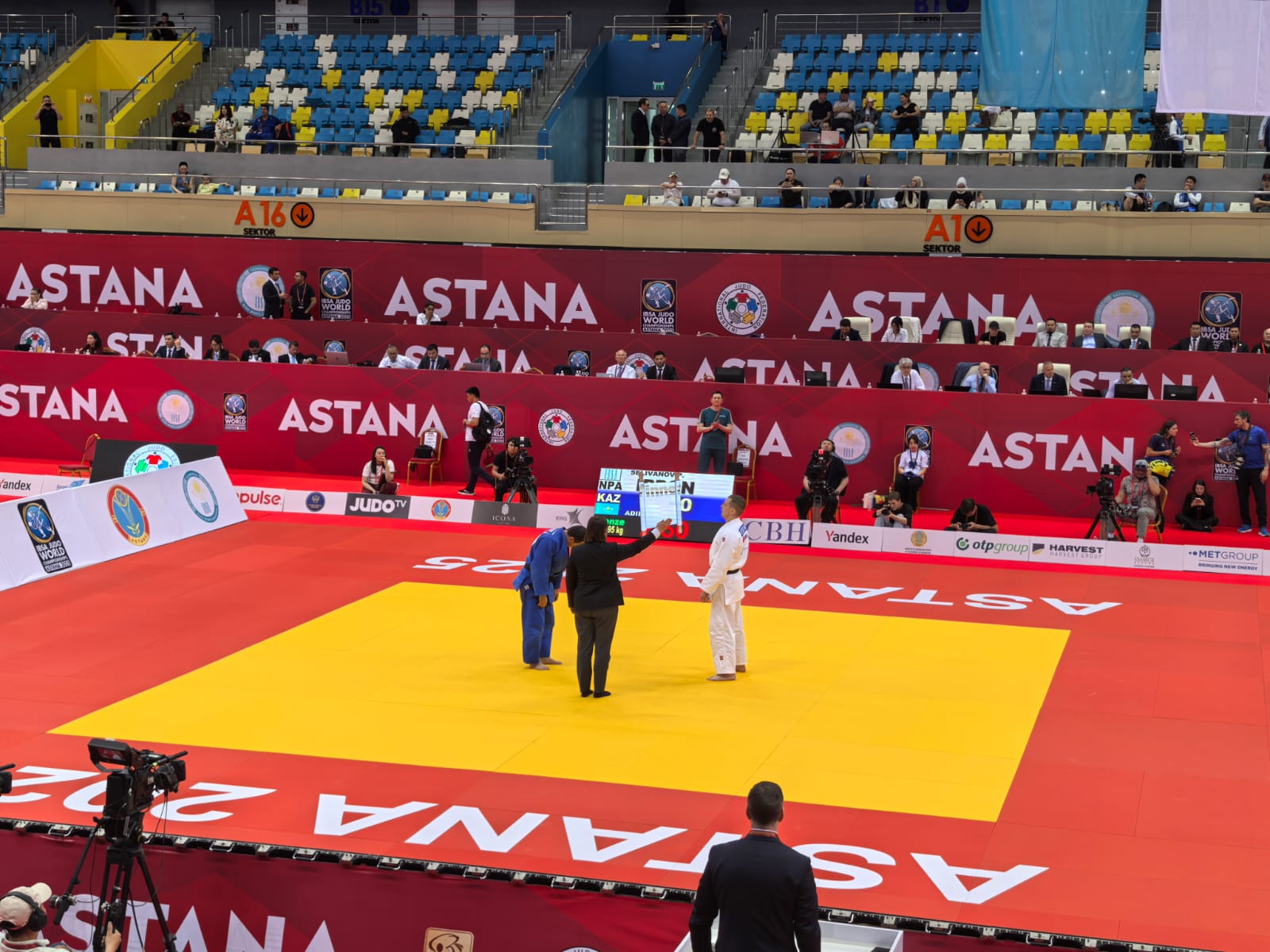 Российская сборная заняла 2-ое общекомандное место на Чемпионате мира по дзюдо спорта слепых