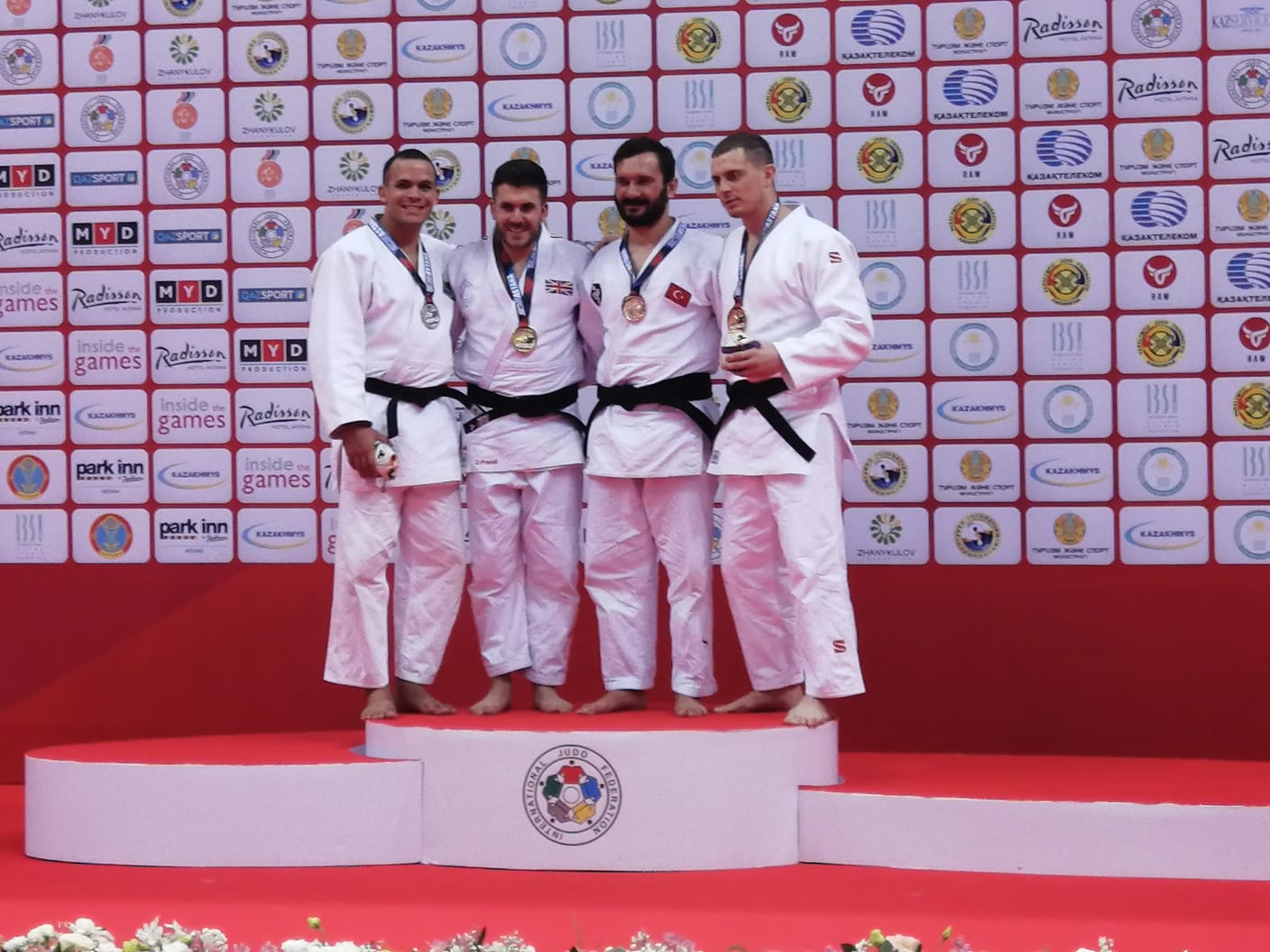 Российская сборная заняла 2-ое общекомандное место на Чемпионате мира по дзюдо спорта слепых