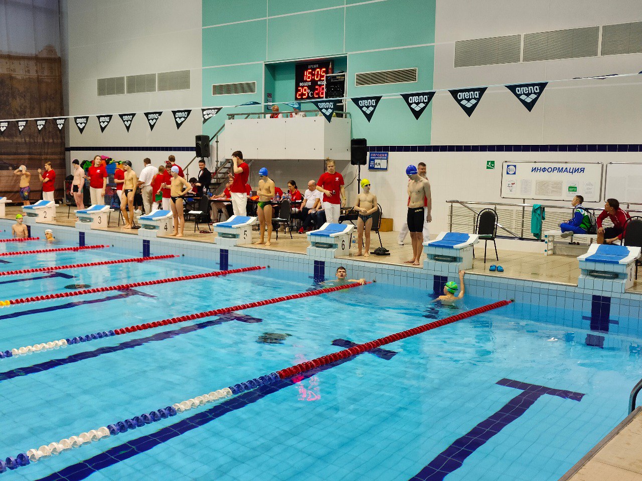В Москве состоялся новогодний турнир по плаванию на призы Всероссийской федерации спорта слепых