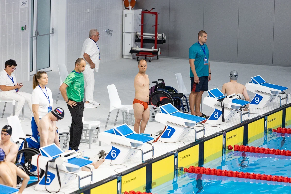 Фотогалерея третьего соревновательного дня чемпионата России по спорту лиц с ПОДА и Кубка России по спорту слепых, дисциплина - плавание, в Екатеринбурге