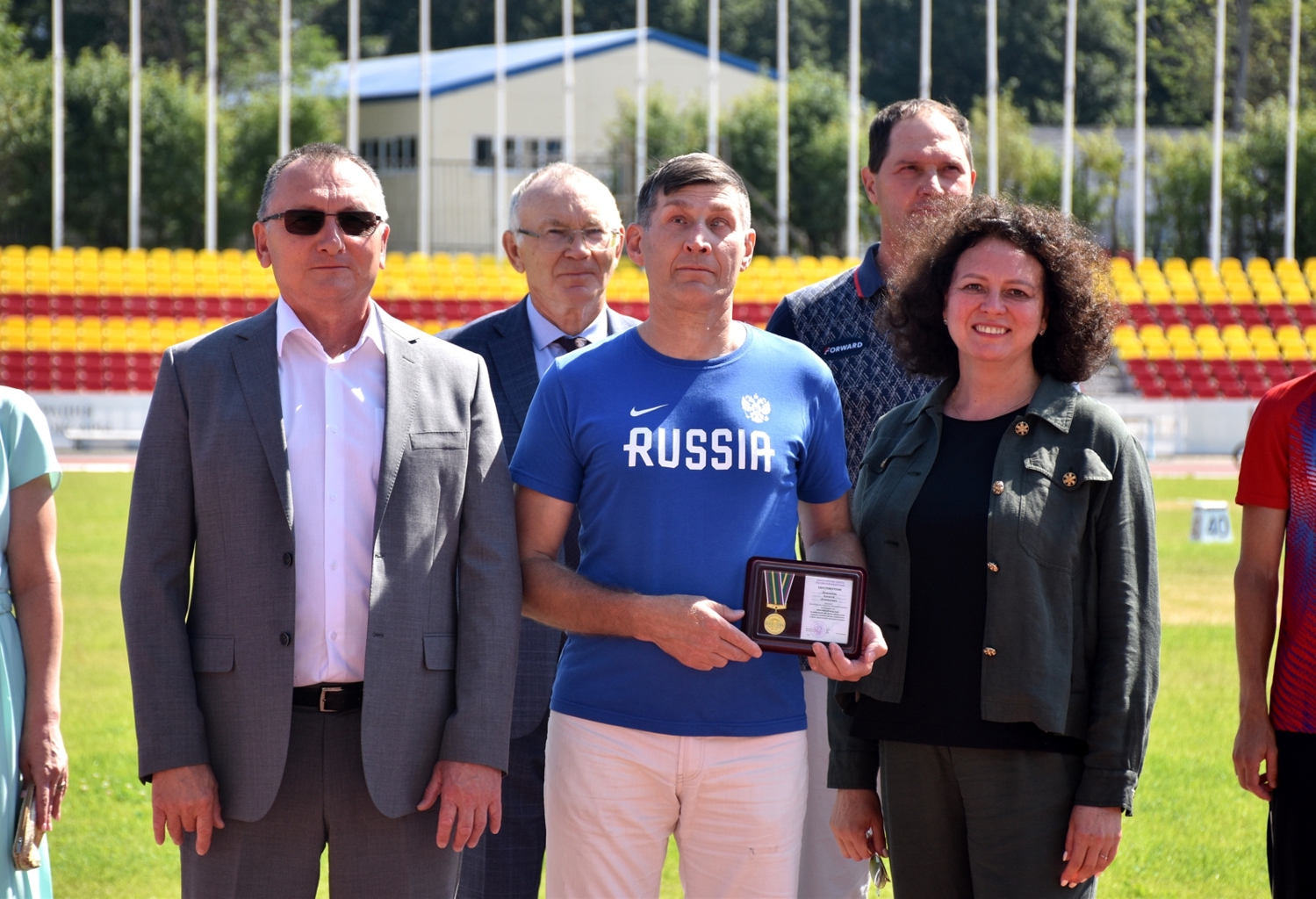 В г. Чебоксарах на стадионе «Олимпийский» стартовал чемпионат России по спорту слепых в дисциплине «легкая атлетика»